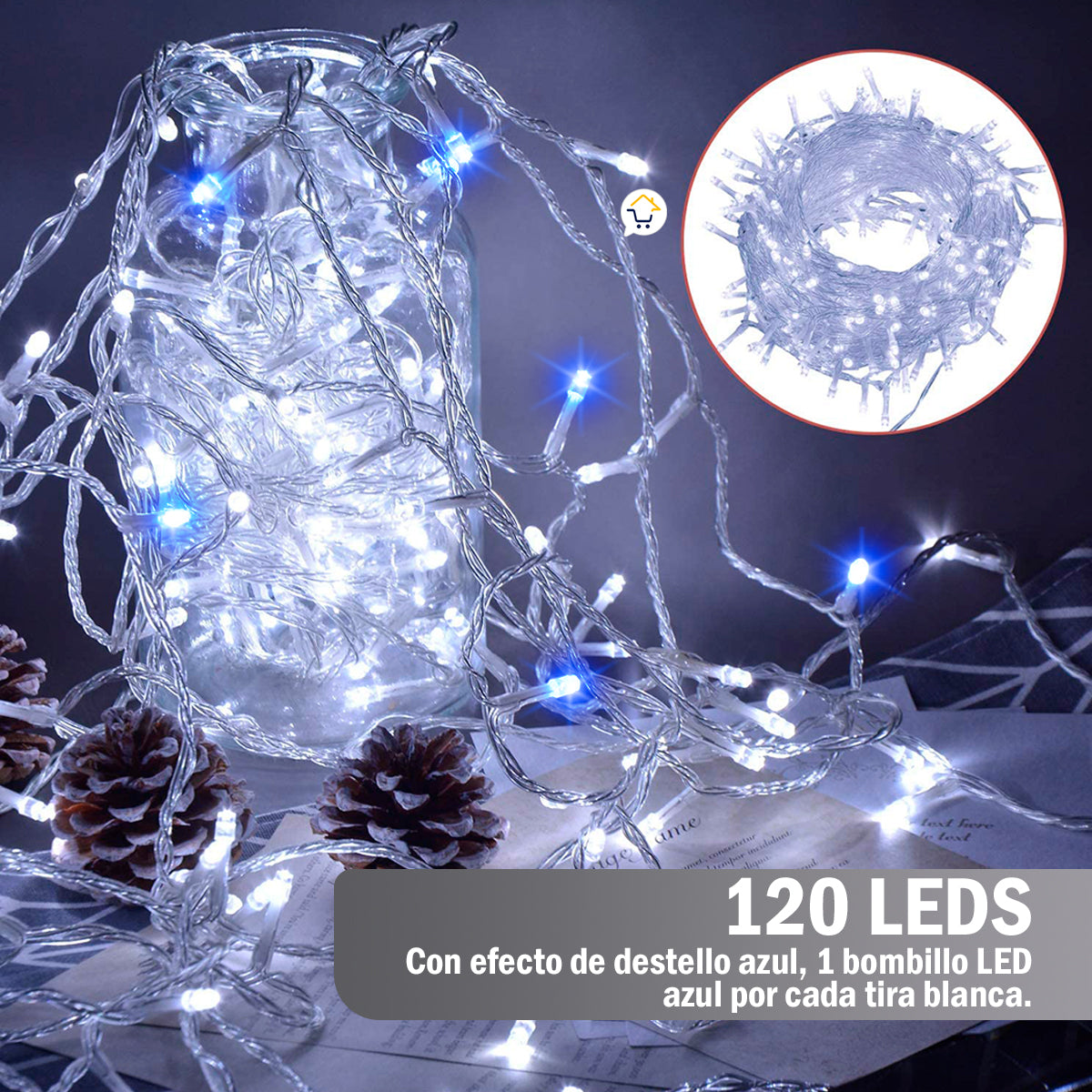 Cortina LED MagicLights™ – Brillo que transforma tus espacios