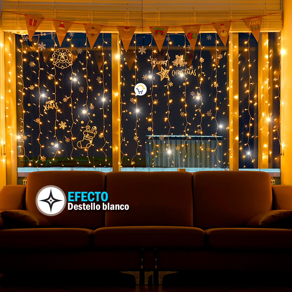 Cortina LED MagicLights™ – Brillo que transforma tus espacios