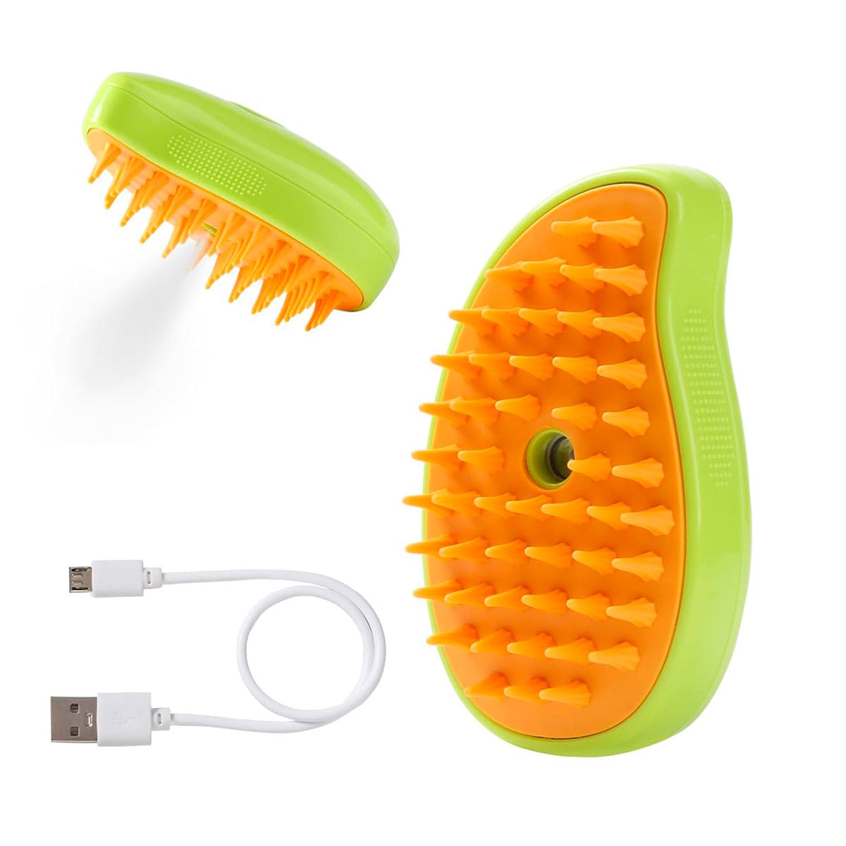 Cepillo Quitapelos con Vapor y Masaje para Perros y Gatos.